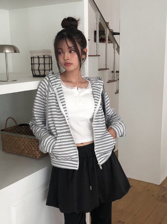 Ina Banding Pumpkin Mini Skirt