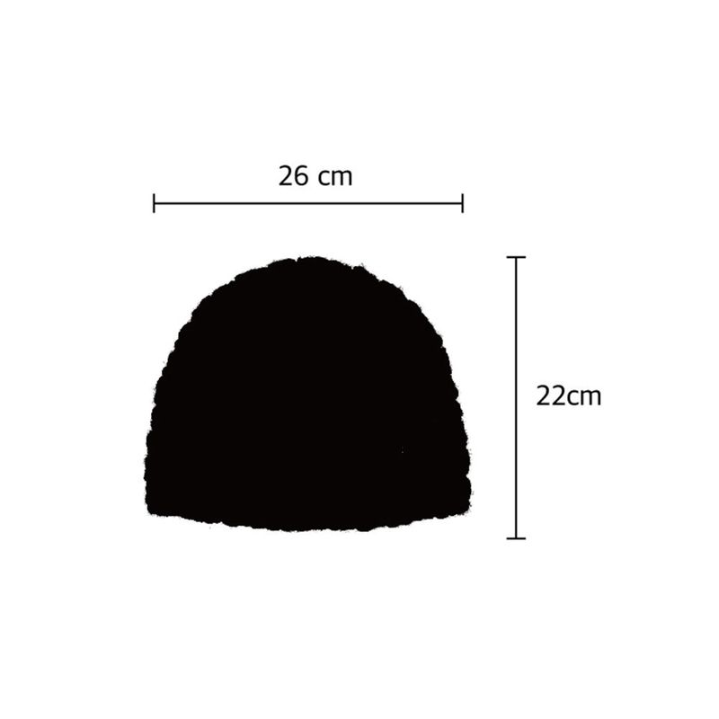 Slab Wool Beanie - Black
