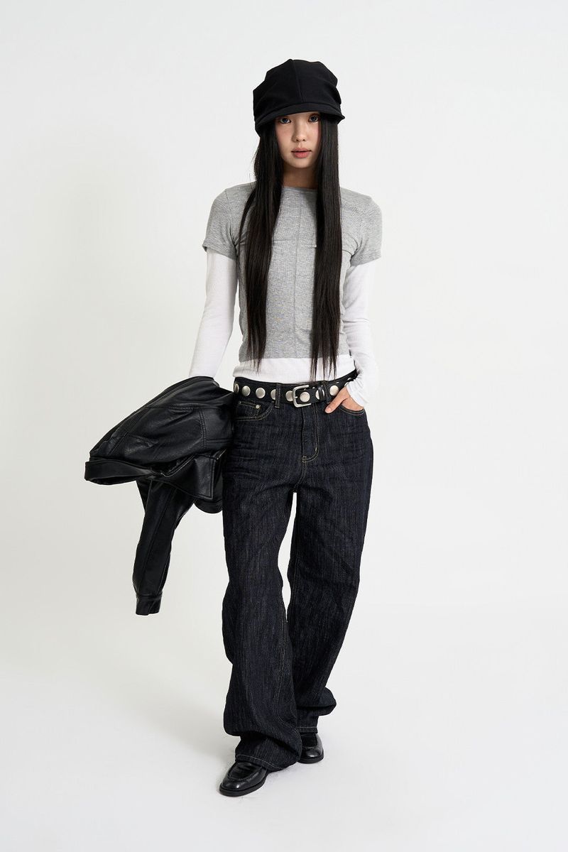 Big round studded belt