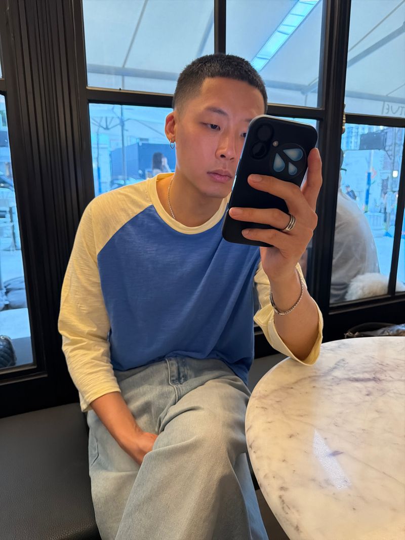 SLUB RAGLAN MIDI SLEEVE TEE