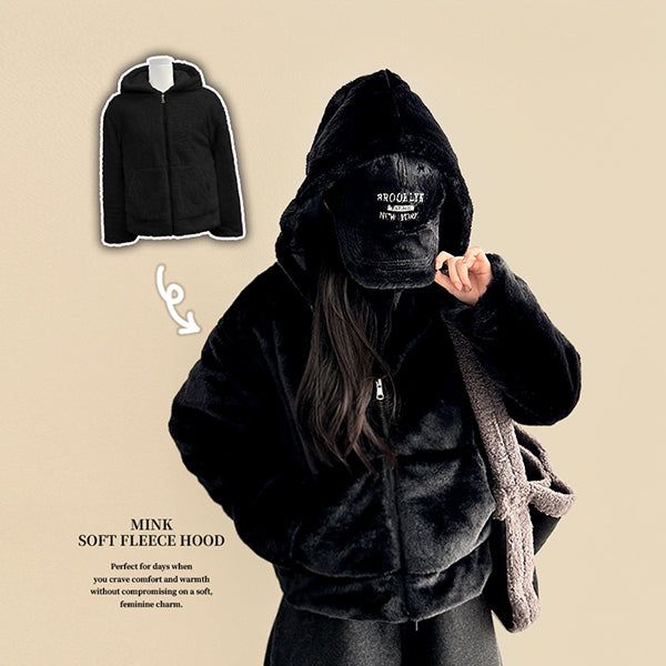Obble Boddle fur Hooded Jumper