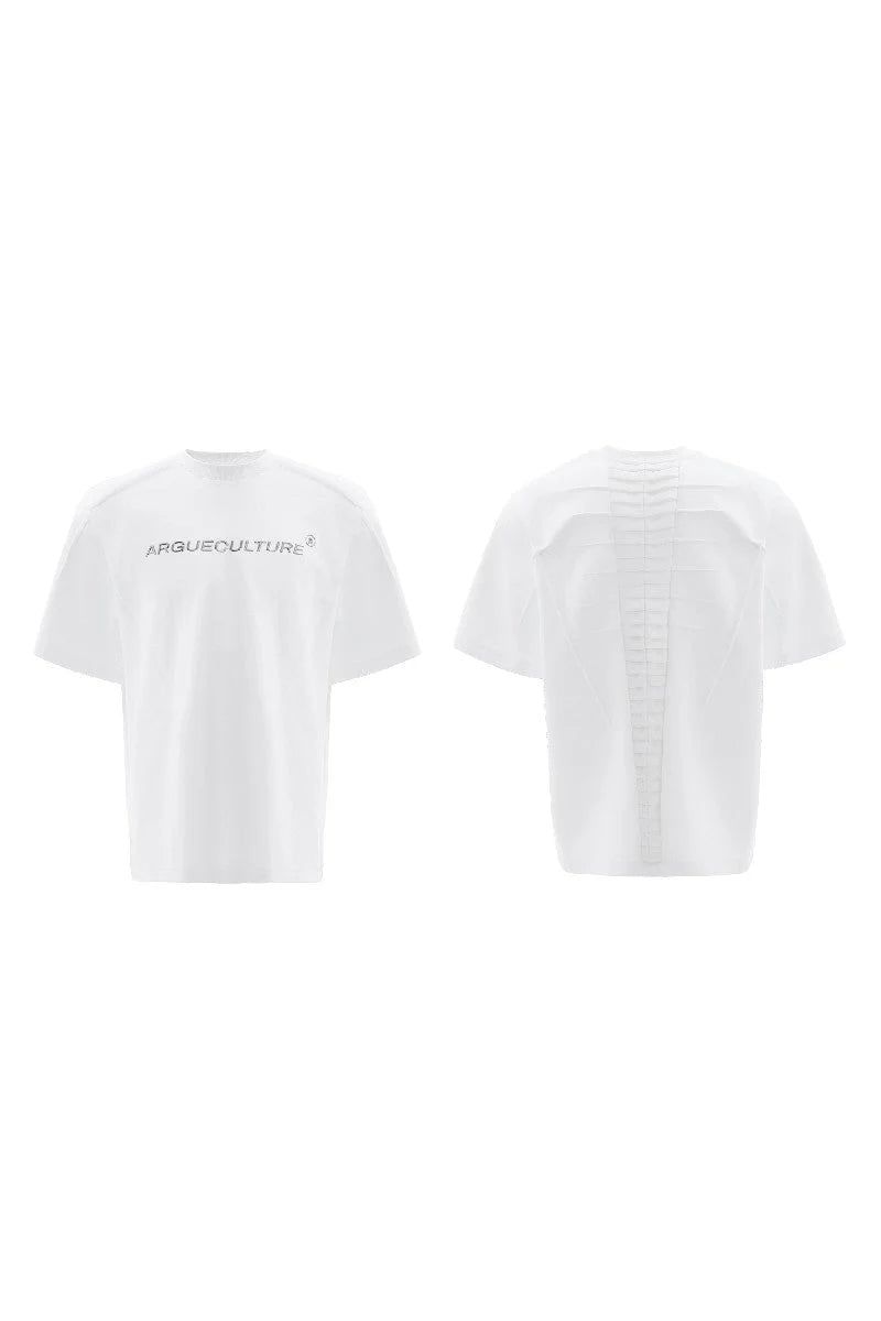 Spine Pleated Heavyweight Tee