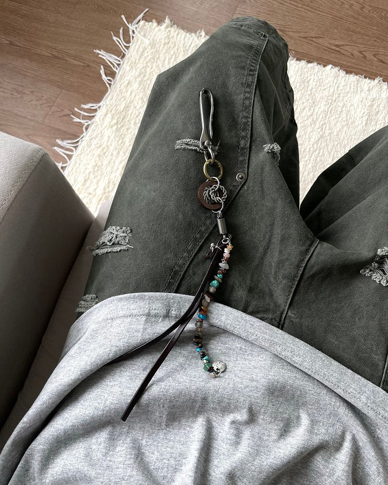 IDF(アイディーエフ)の「クロービーズキーリング(アクセサリー)」