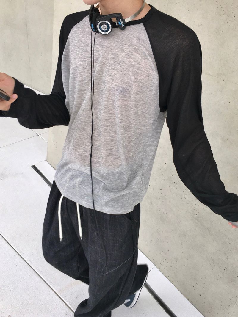 Snap Non-Fade Denim string Wide Pants 2C