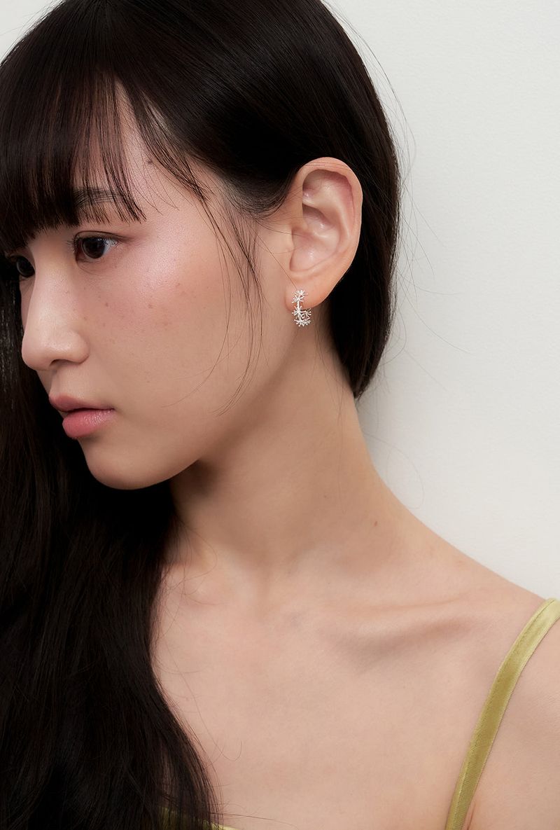 [silver925] dandelion earring - silver