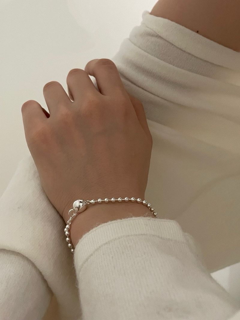(silver925) Circle bracelet