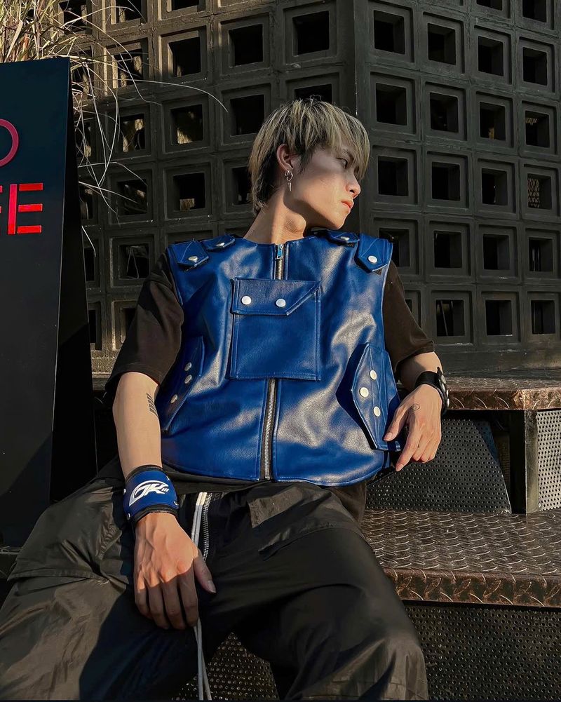 LEATHER BULLETPROOF GILE (Blue)