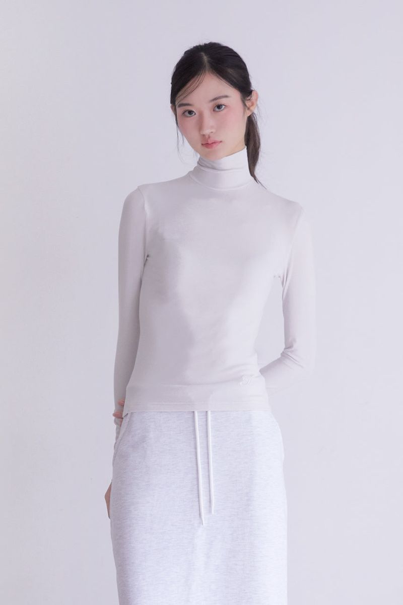 Warm up turtleneck top (3COLOR)
