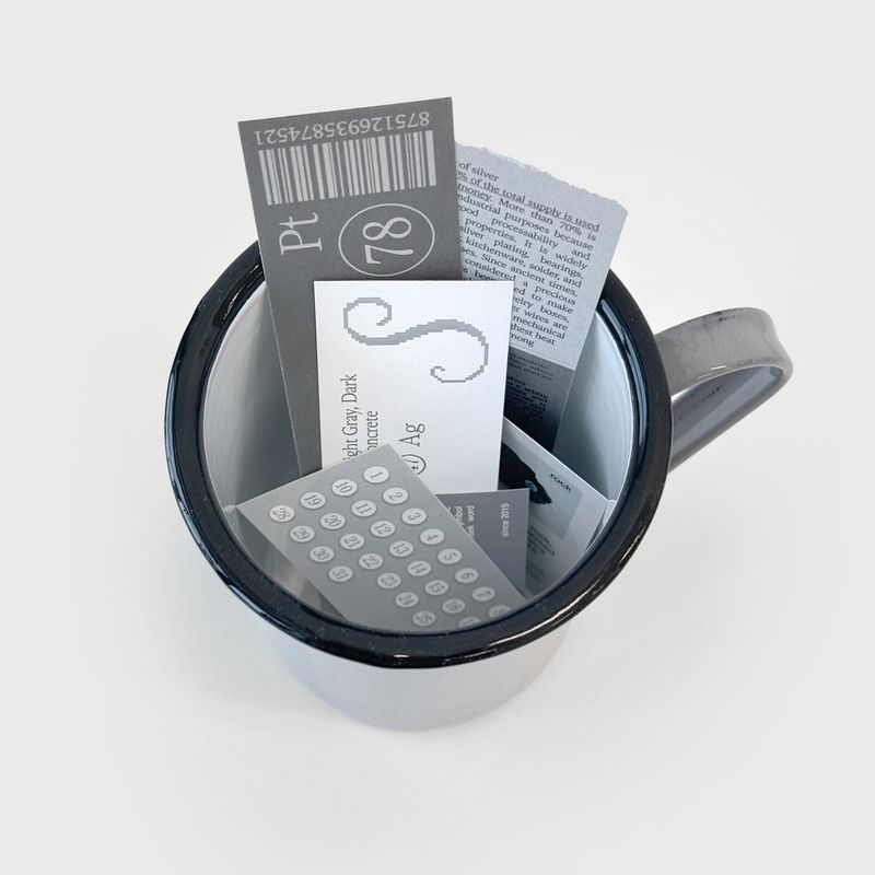 oab tone pack silver / scrap sticker set
