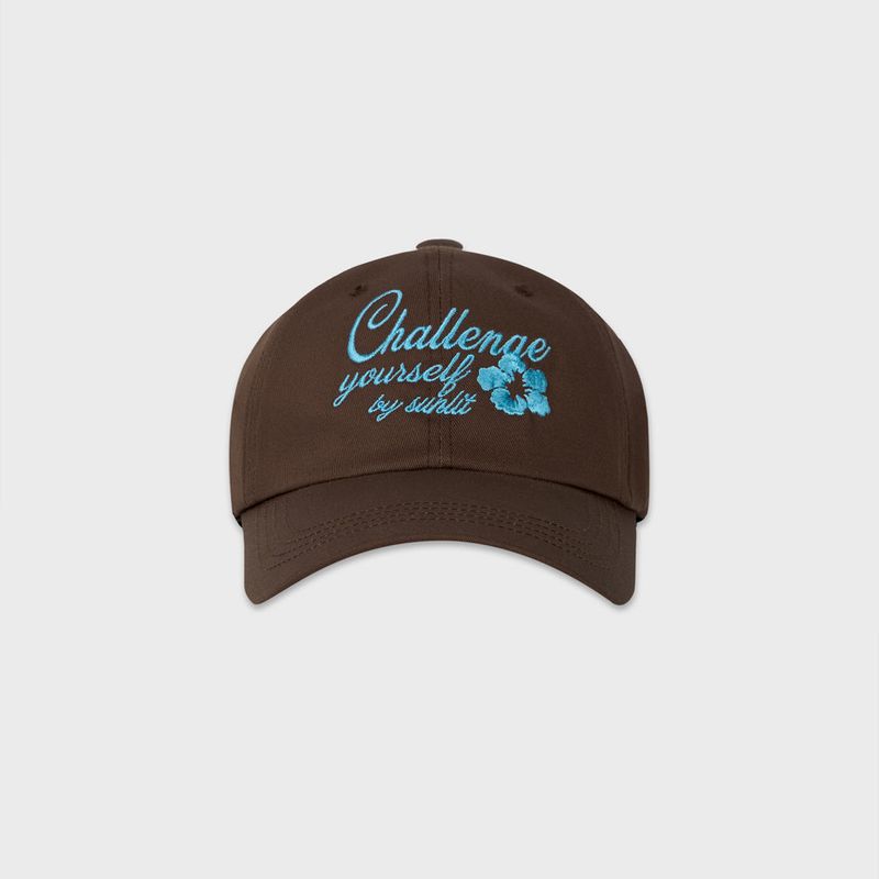 CHALLENGE LOGO BALL CAP (BROWN)