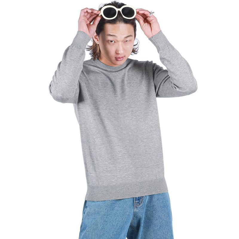 C Wear by the Genius(シーウェア バイザジーニアス)の「SOFT CREW NECK KNIT GRAY(Tops)」