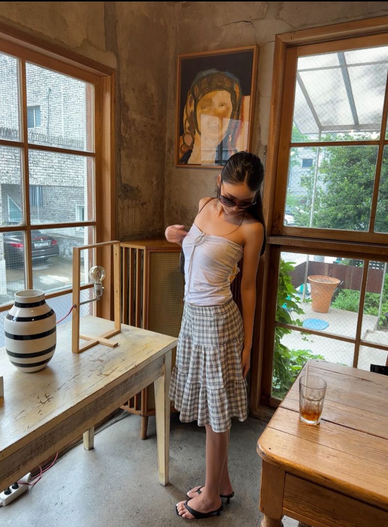 bake check skirt