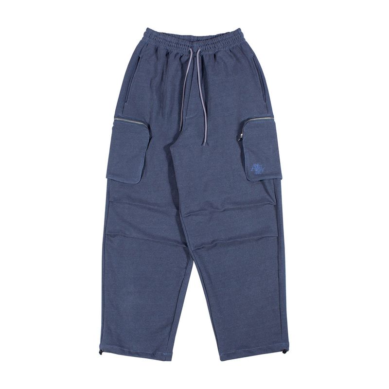  PIGMENT WASHING STRING CARGO PANTS [Pink, Blue]