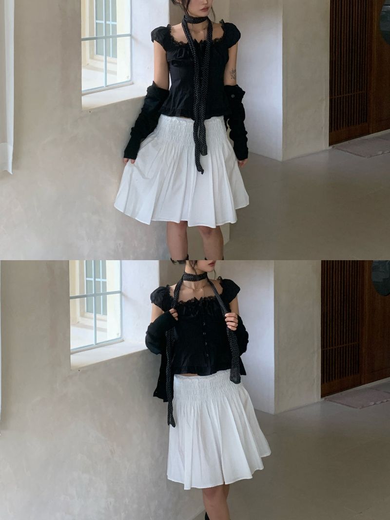 Candy Smoke Midi Skirt