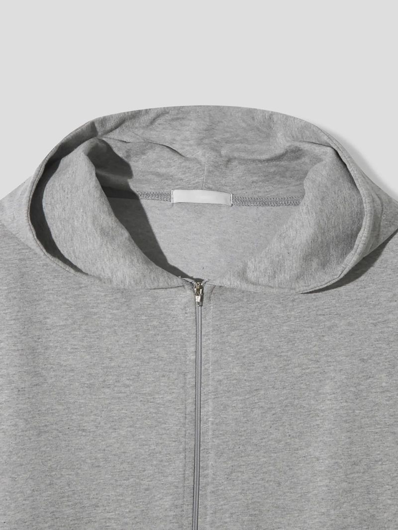 Work Single Zip Hoodie