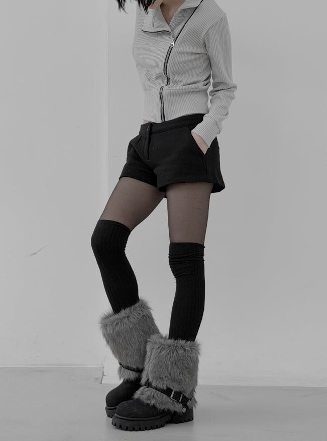 mnem（ムネム）の「1188 Fur Warmer Platform Mid Boots（Shoes）」