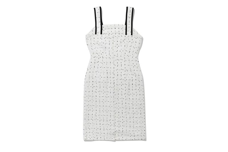PURE TWEED DRESS_WHITE