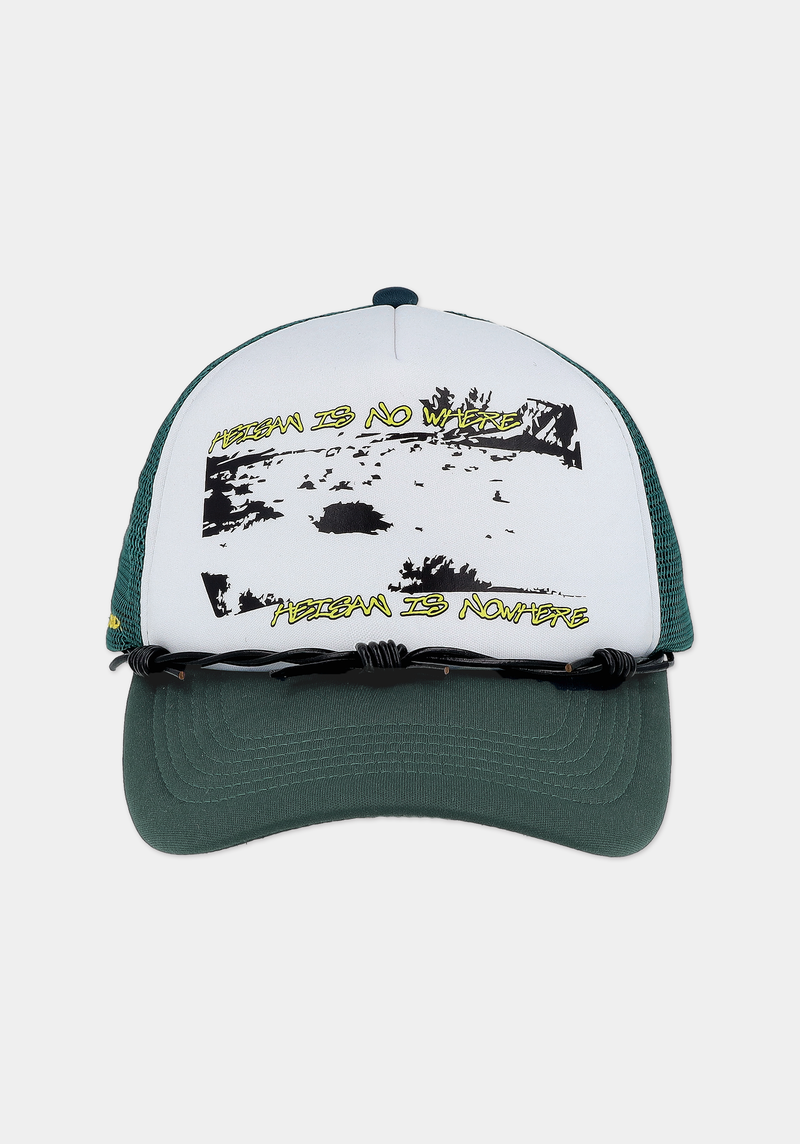 Heisan(ハイサン)の「Nowhere Rope Trucker Cap Green(Hats)」