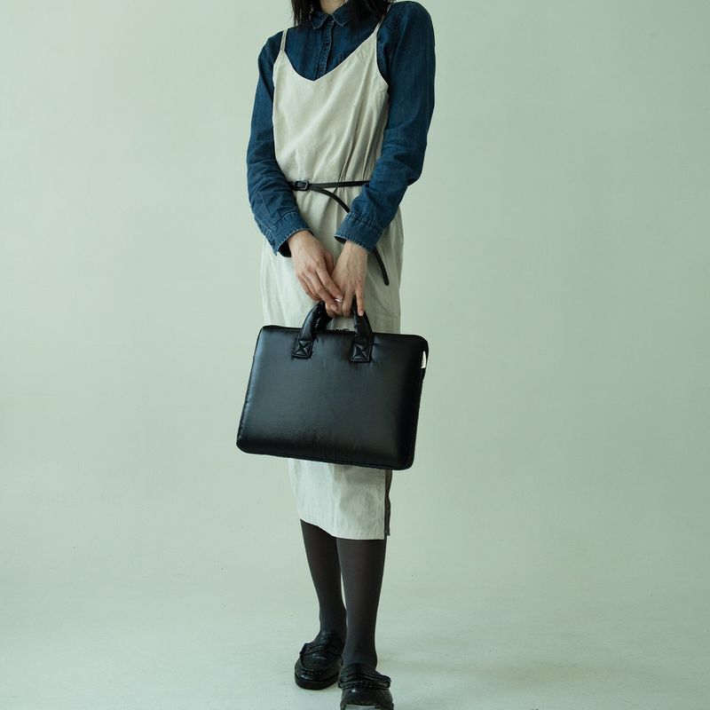 Glazed padding Laptop pouch 16 inch