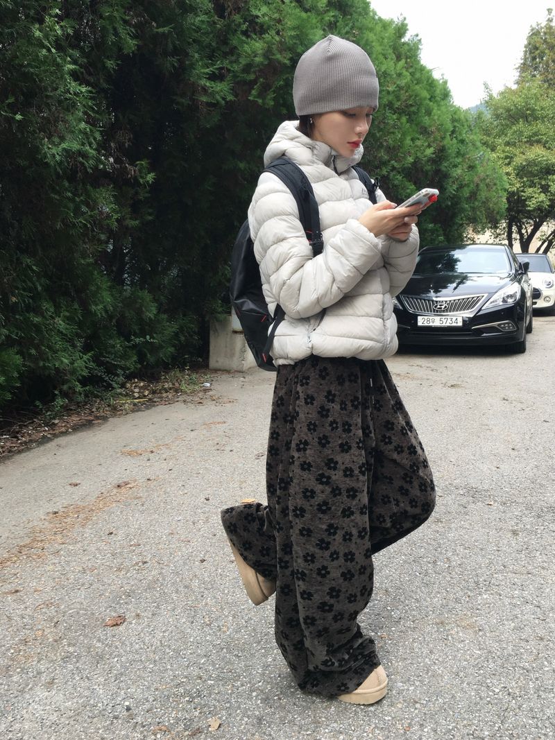 Bloom Velvet Wide Pants (2c)