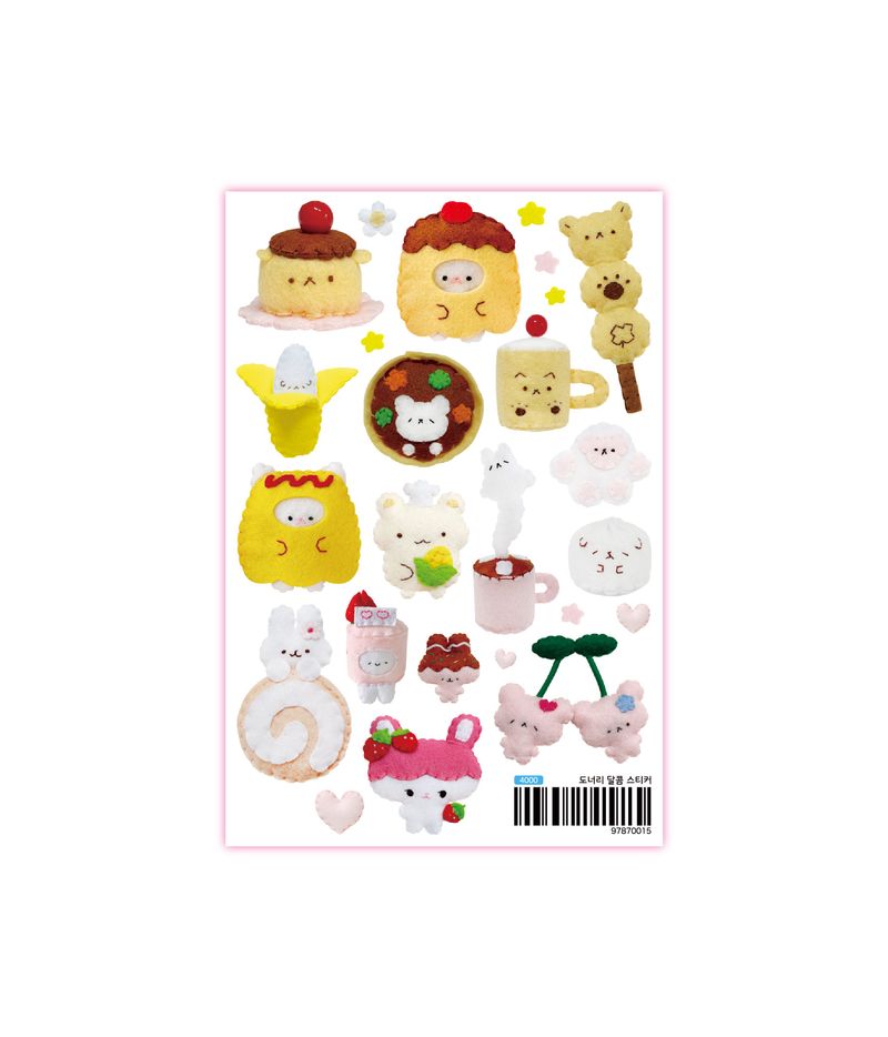 set of 10 stickers