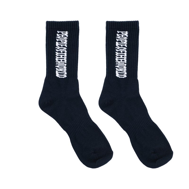 5 Types of Logo Edge Ribbed Socks