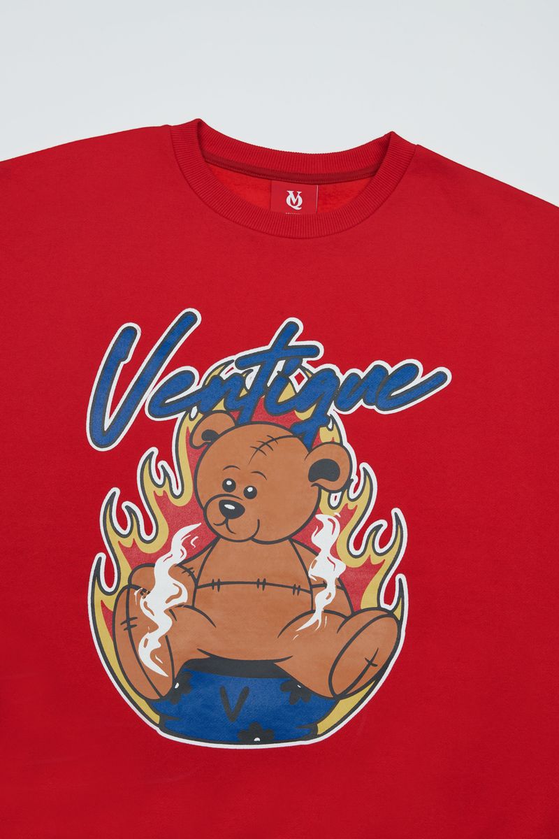 VENTIQUE Bear napping hoodie 3color