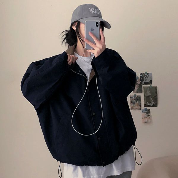Annwe Color Over High-Neck Jumper