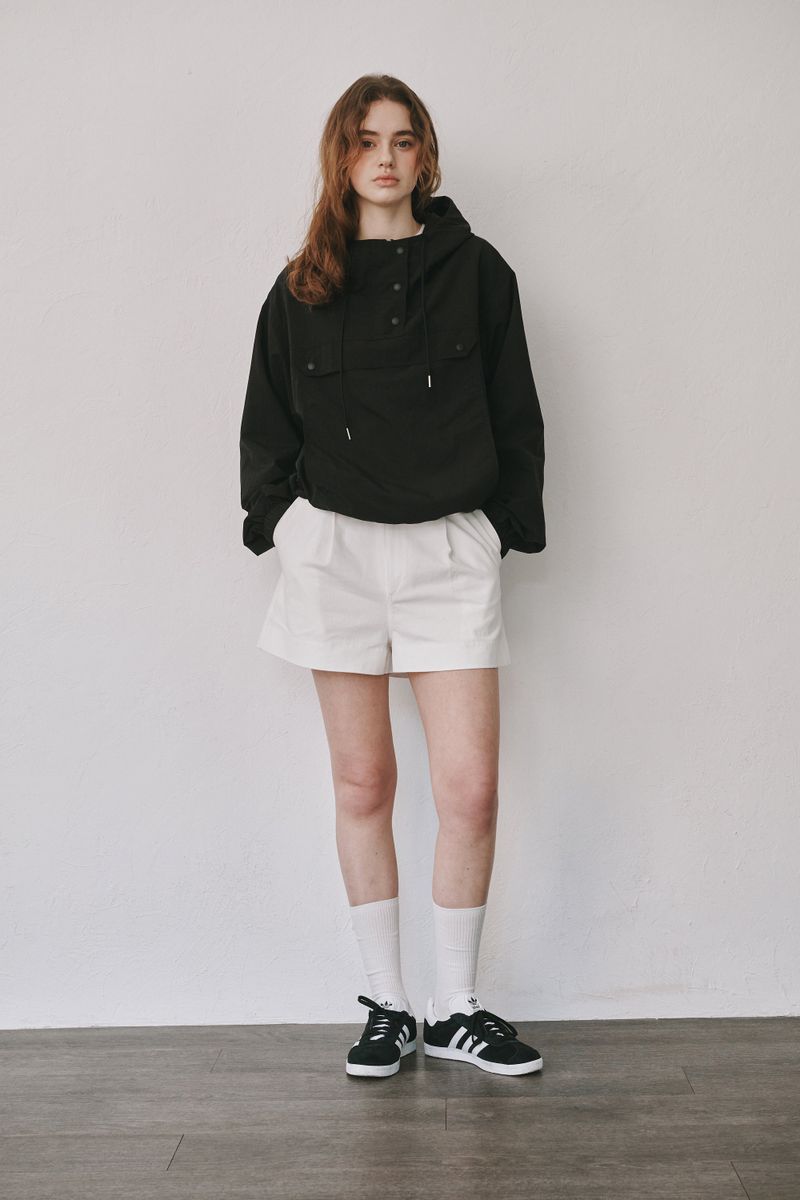 Anorak hood jumper (Black)