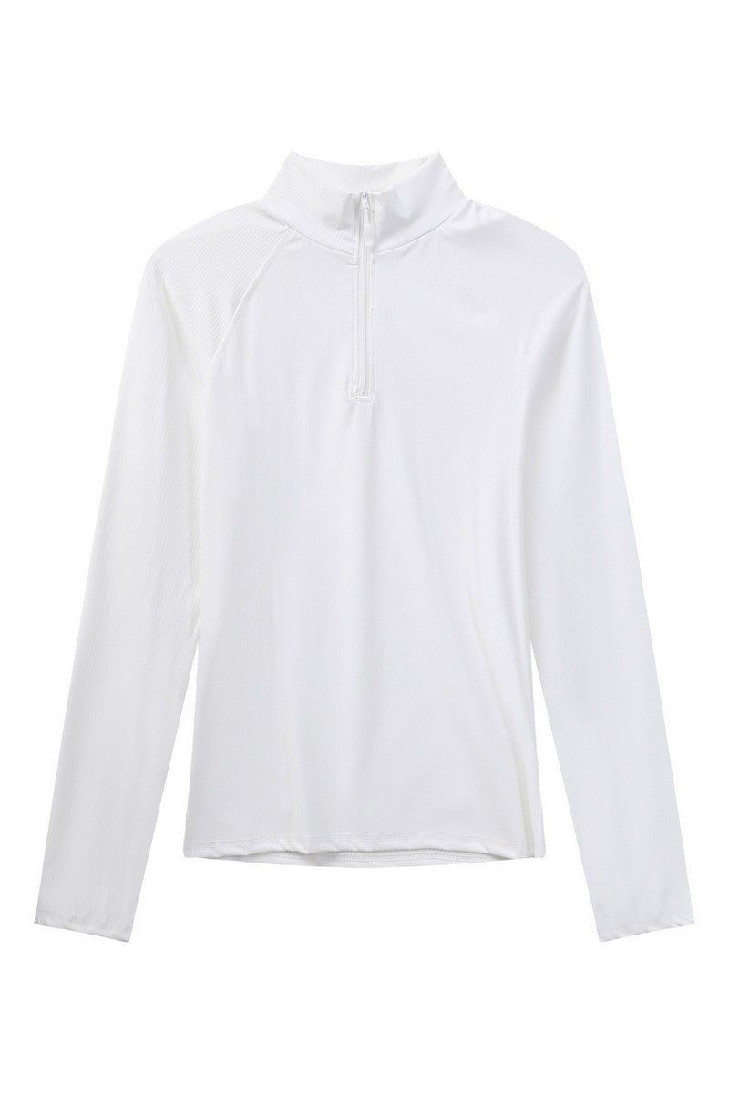 Stretch Dry-Fit Mock Neck Tee