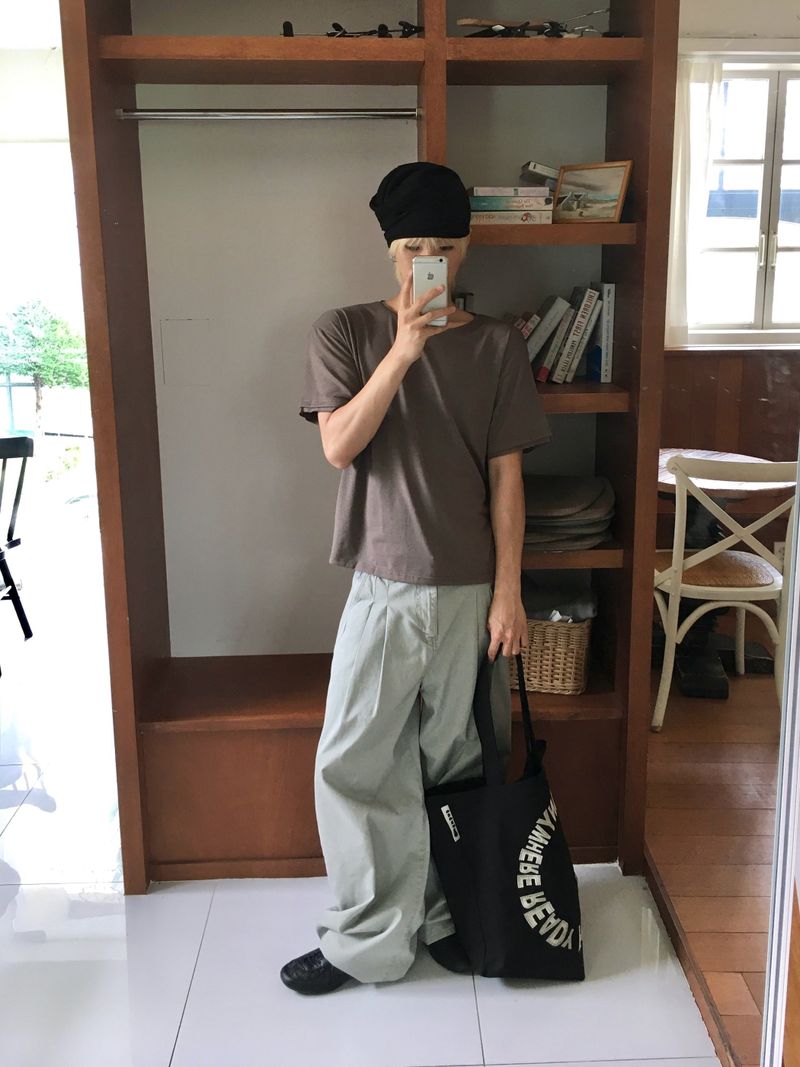 DISCERNMENT(ディサーンメント)の「Code Chill Cutout Modal Short-Sleeve T-Shirt 5C(Tops)」