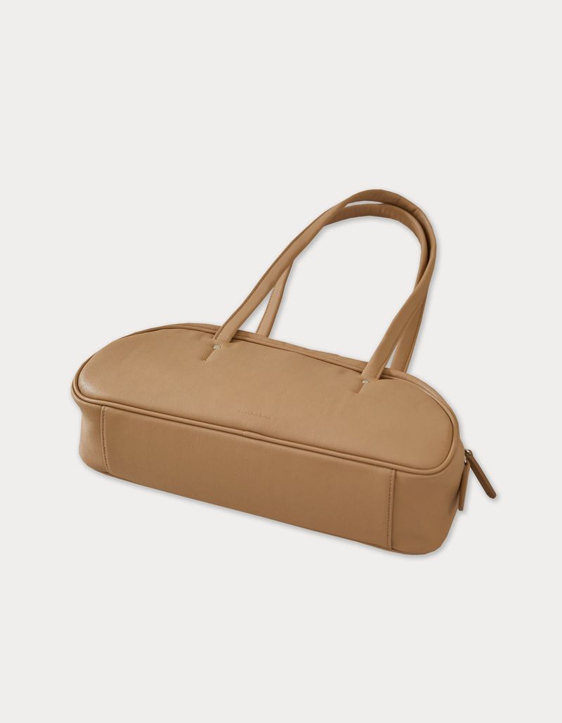 demi baguette bag - sand beige