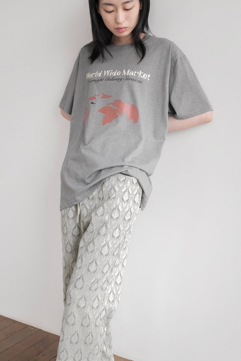 キャンドルライトジャガードパンツ, ミント