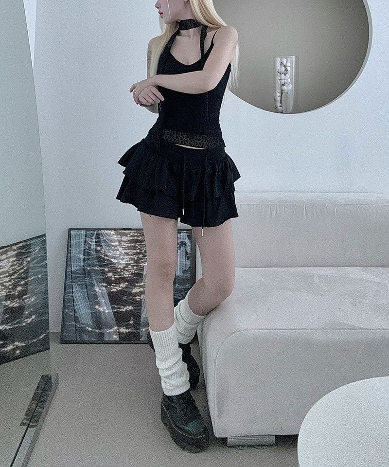 Tutu Cancan Skirt Pants (3colors)