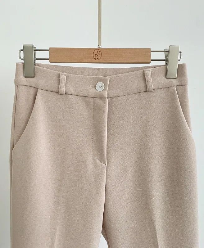 Heps Banding Span Bootcut Slacks