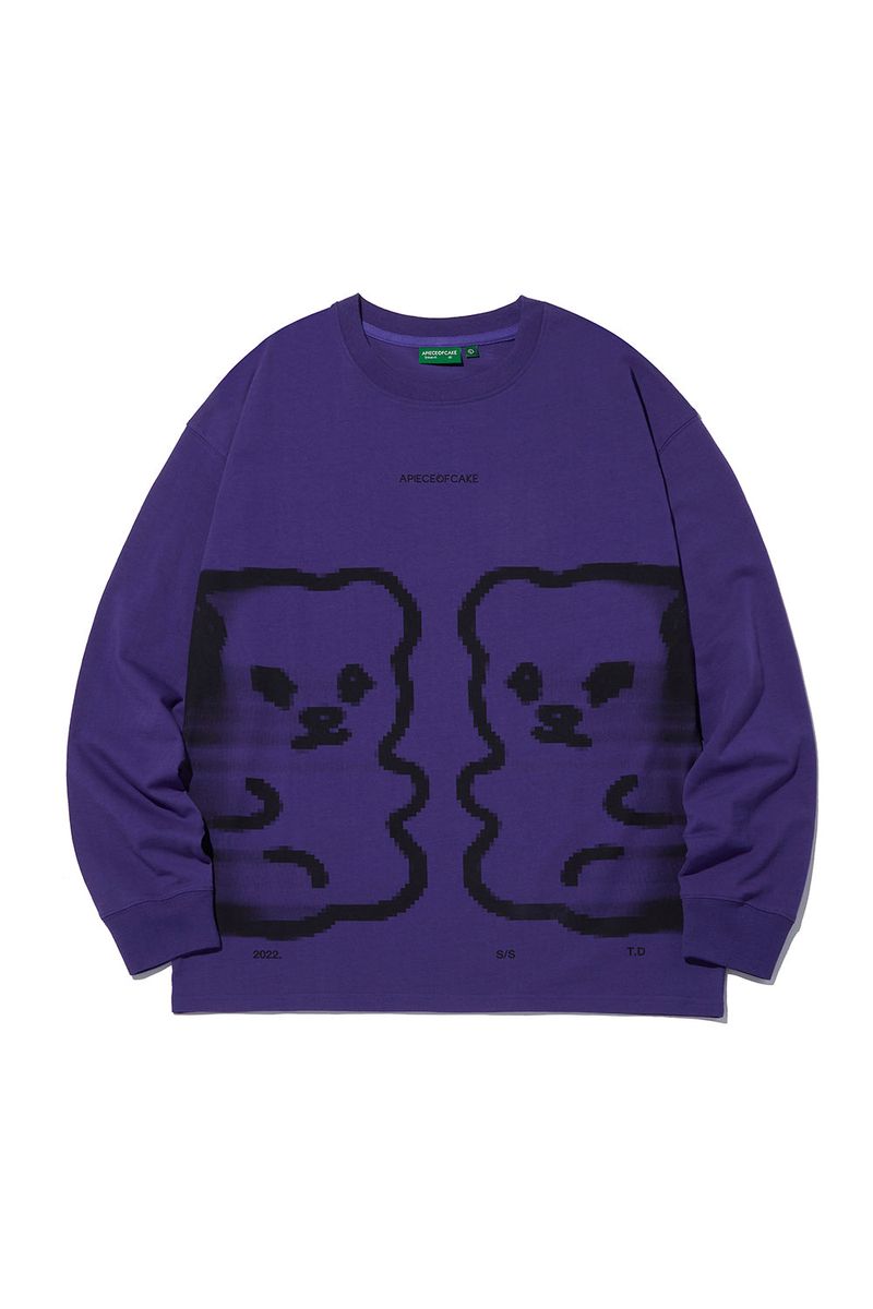 Clone L/S Tee_Purple