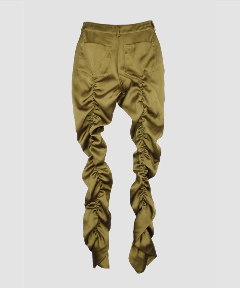 FLARE GATHER PANTS