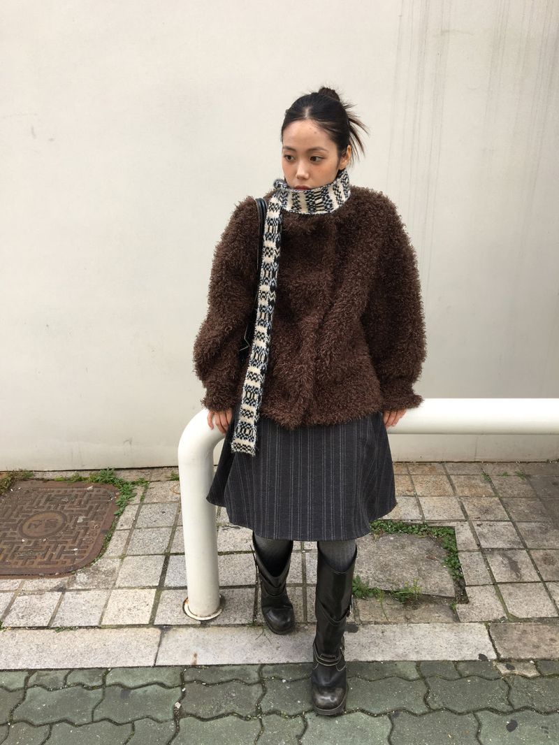 Label Midi Skirt (2color)