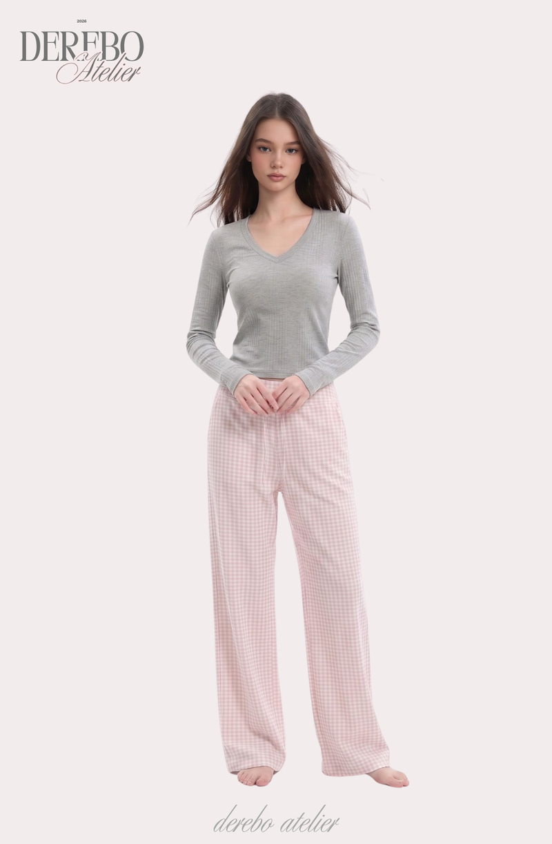 mood check cotton banding casual pants (REGULAR TYPE)