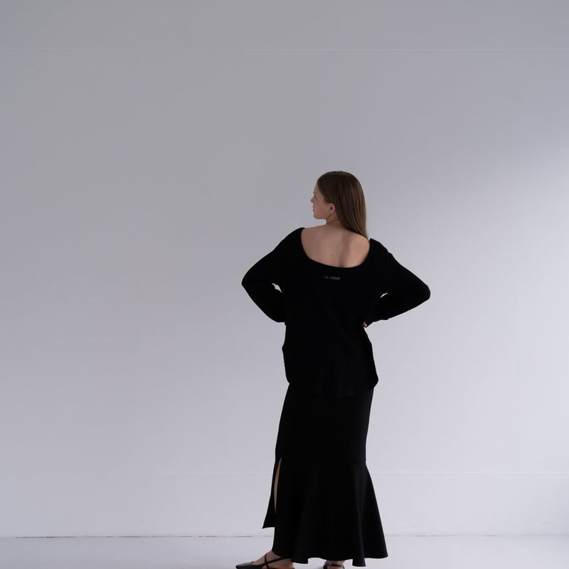 back open long Tshirt