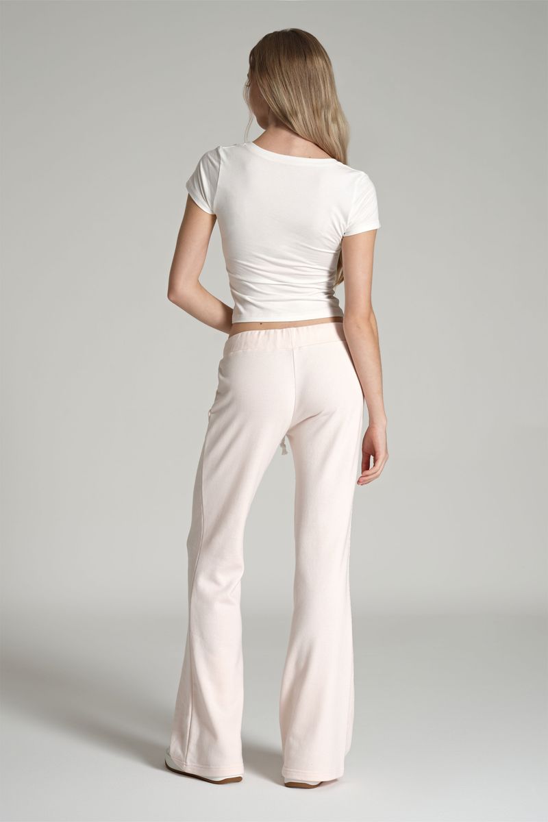 25 Soft club straight pants, Pink