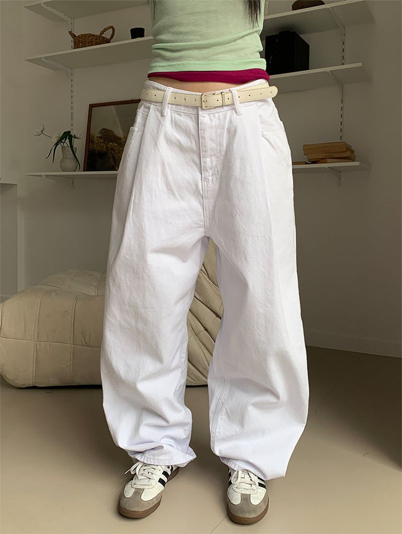 COTTON PINTUCK JEANS (2C)