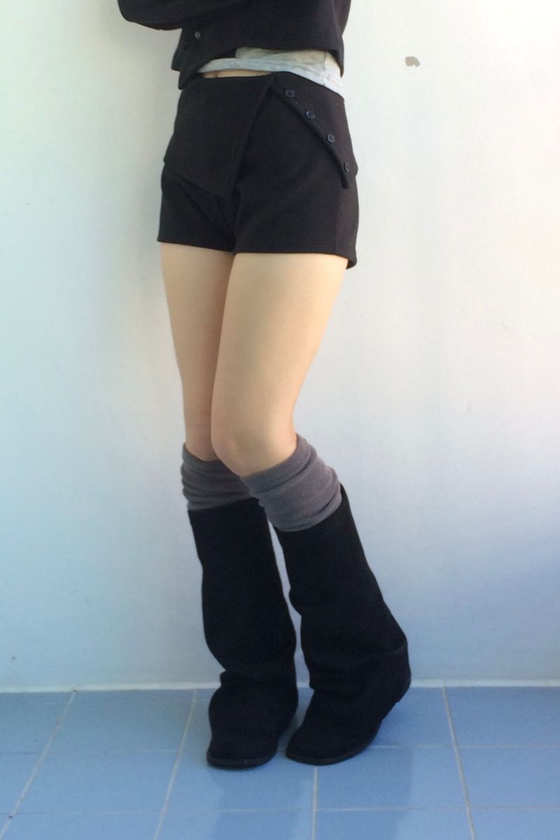 Rough Cutout Hoodie Jacket