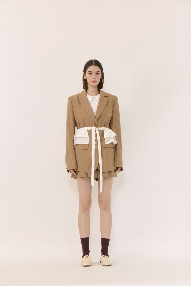 Gold button jacket