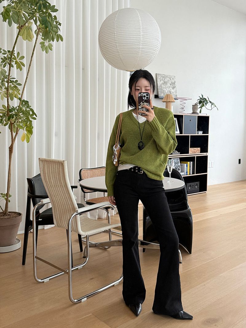 [MADE] CLIP SPAN LONG BOOTS-CUT PANTS