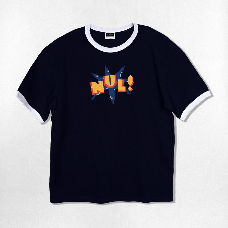Pixel NUL Ringer T-Shirts - 4COLOR