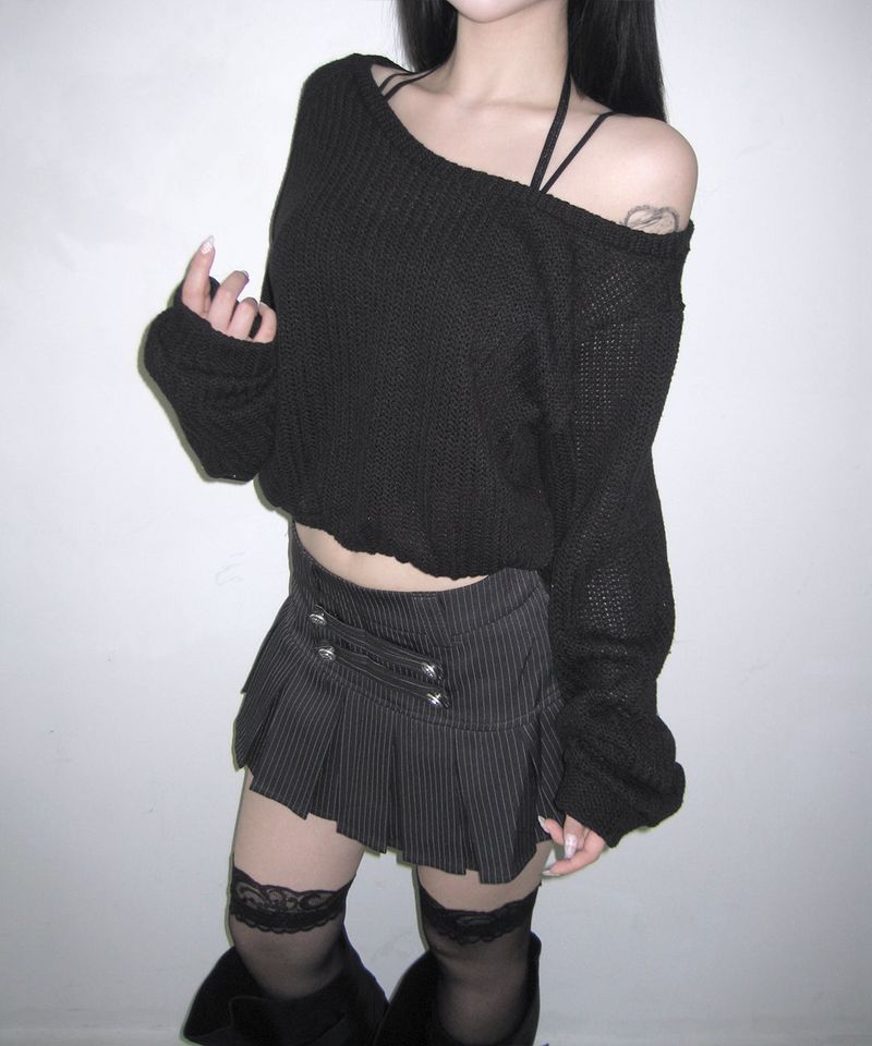 amelie unbal knit (3colors)