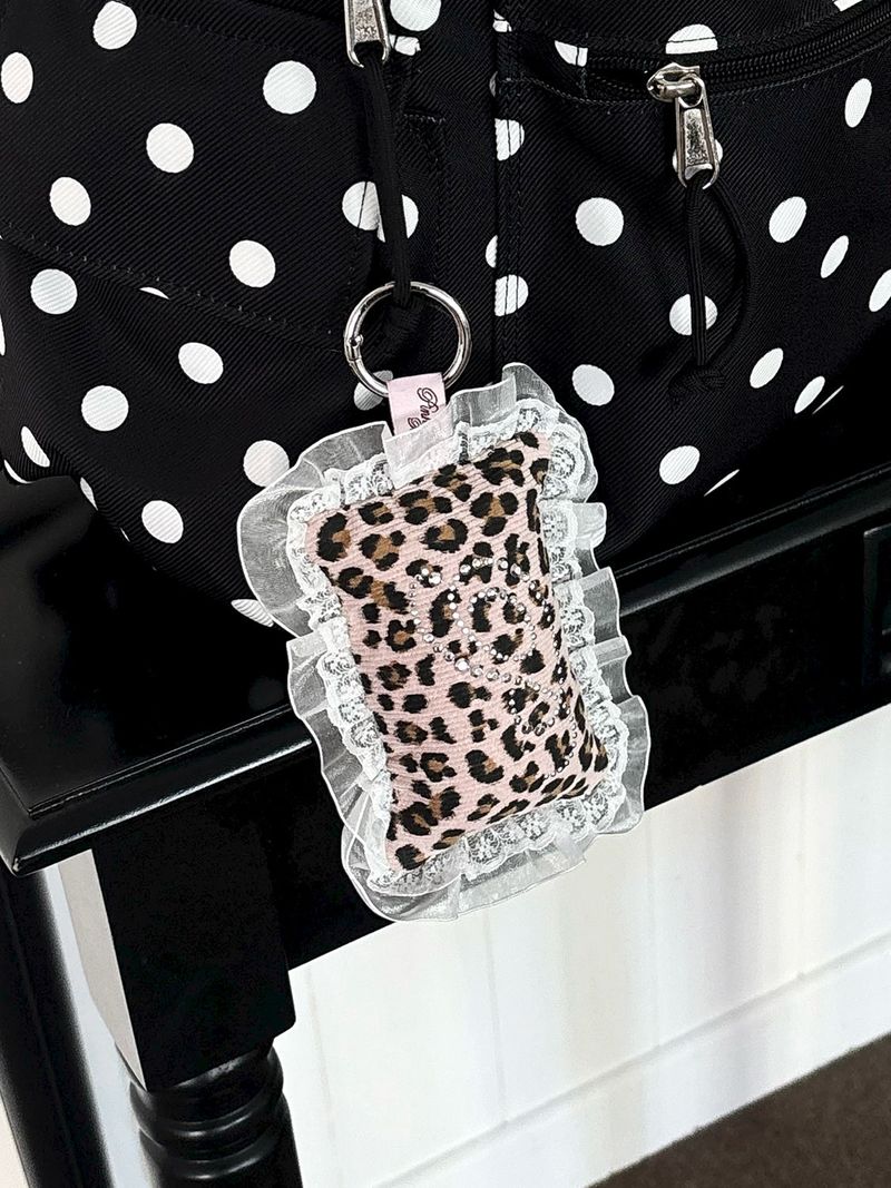 【MADE】 KIRA pocket pillow (leopard/pink)