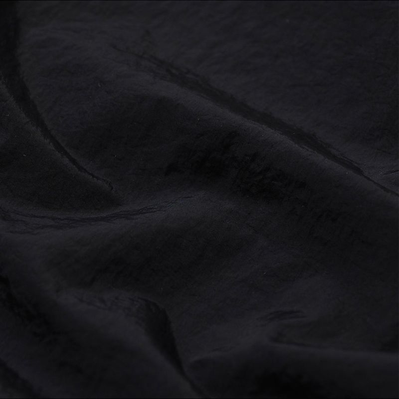 Sports Dept Logo Piping Nylon Pullover - Black
