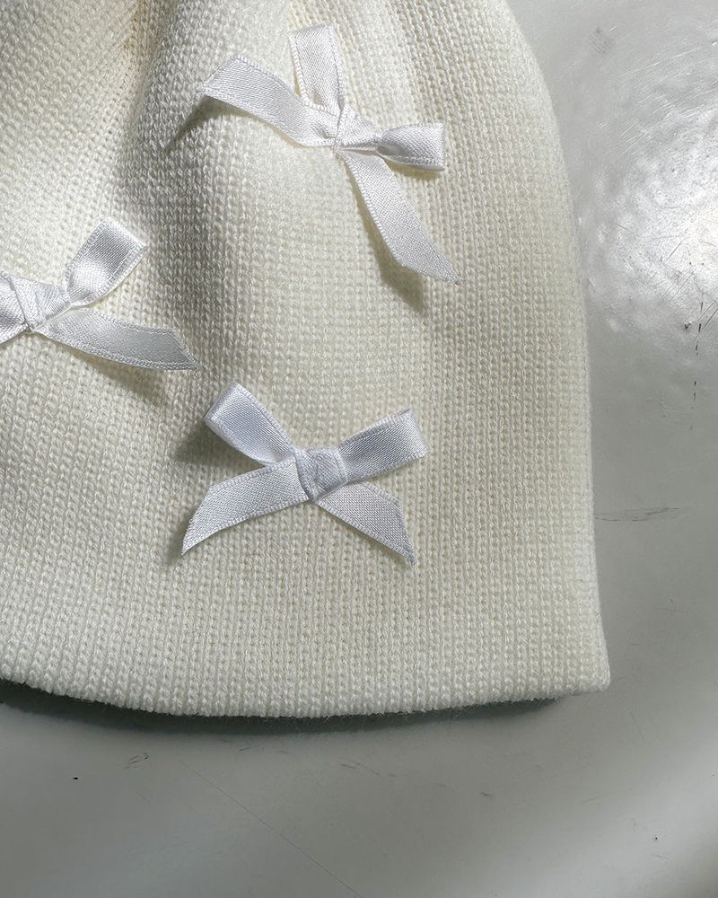 Ribbon beanie